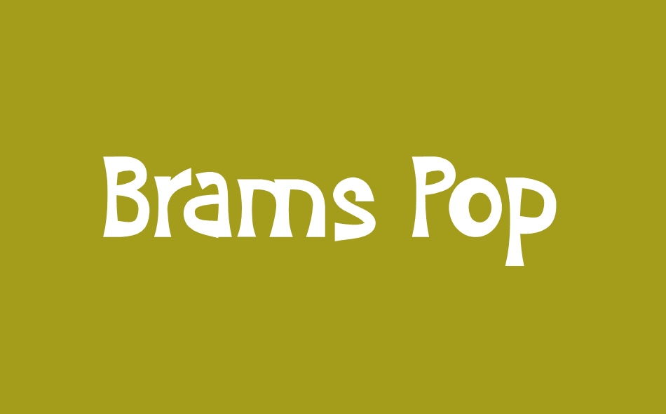 Brams Pop font big