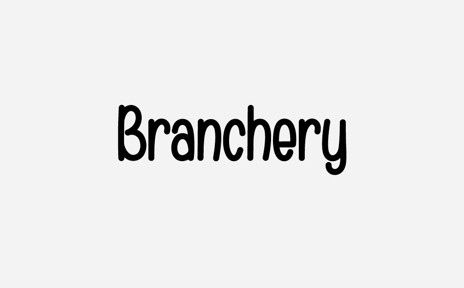 Branchery DEMO font big