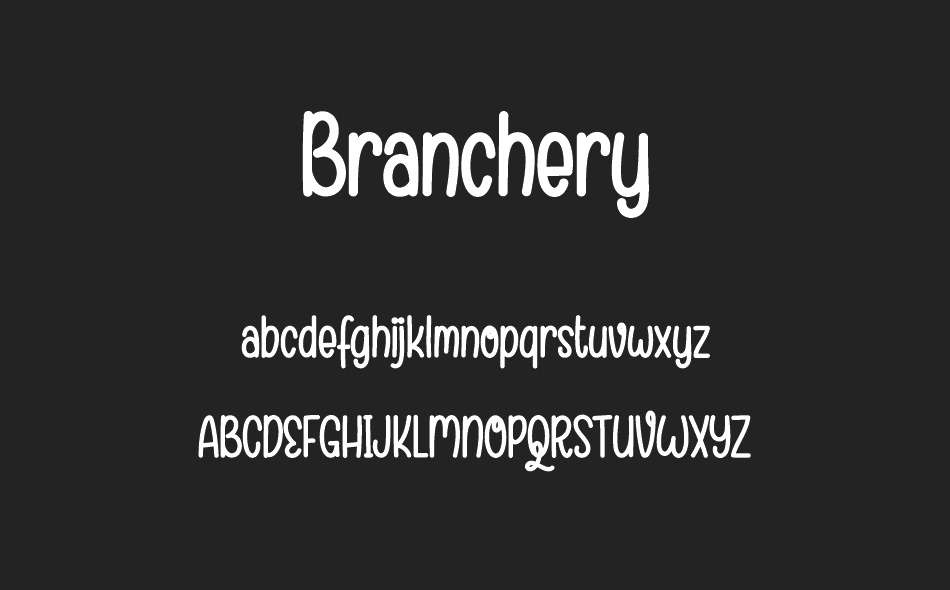 Branchery DEMO font