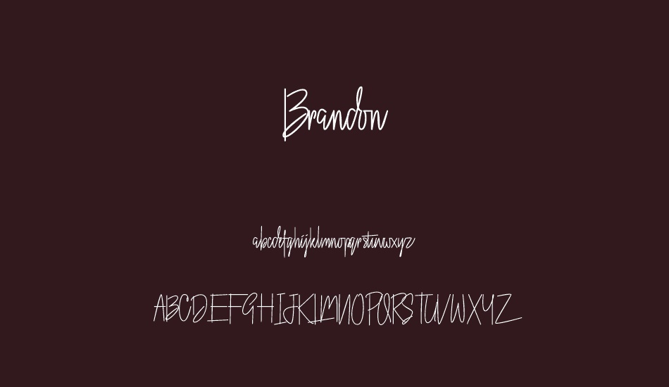 Brandon font