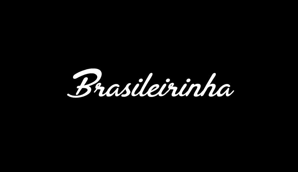 Brasileirinha Personal Use font big
