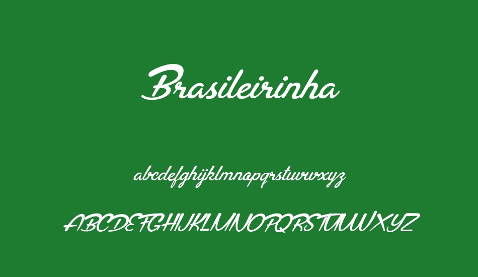 Brasileirinha Personal Use font