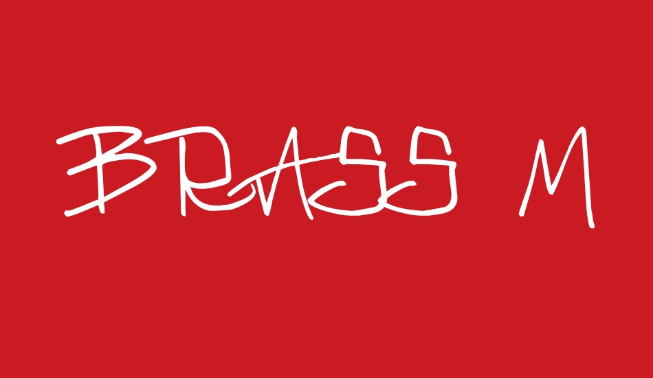 Brass Monkey font big