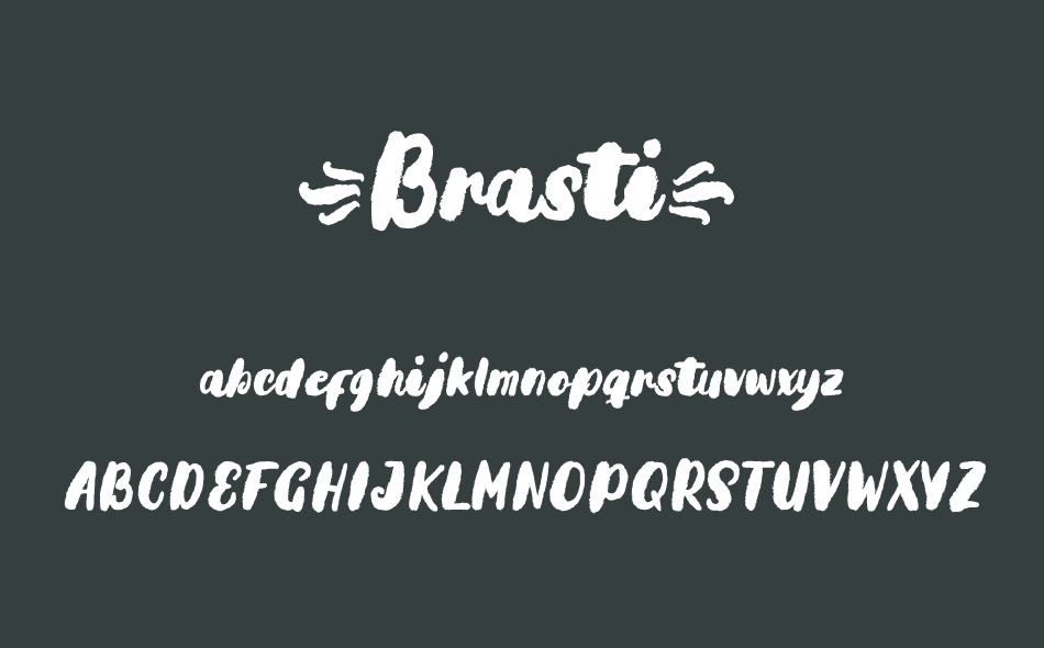 Brasti font