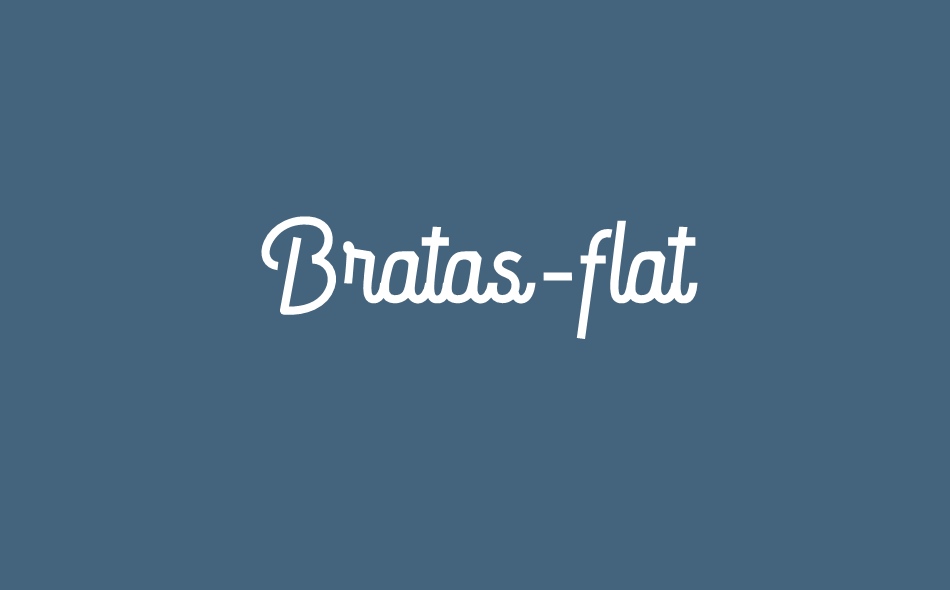 Bratas font big