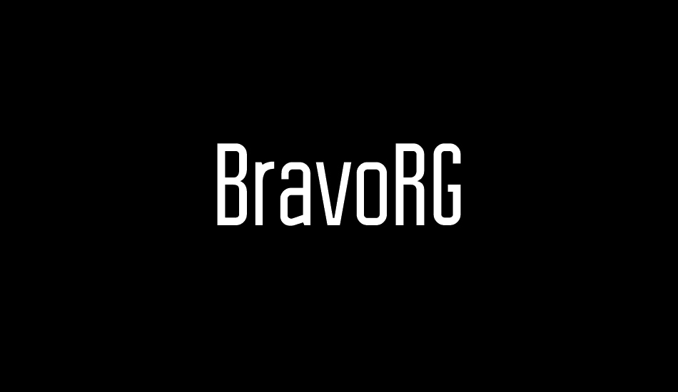 BravoRG font big