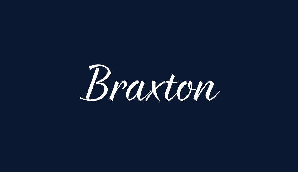 braxton font big