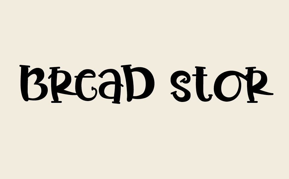 Bread Story font big