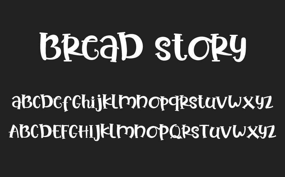 Bread Story font