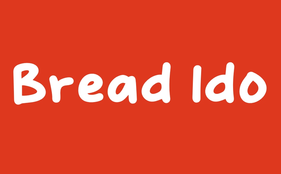 Bread Idol font big