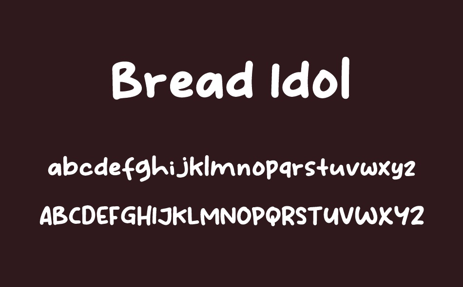 Bread Idol font