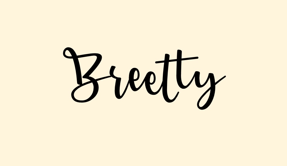 breetty font big