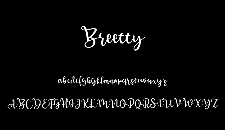 breetty font