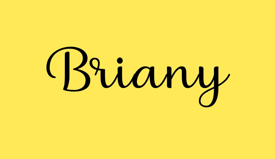 briany font big