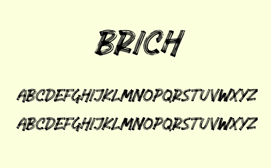 Brich font