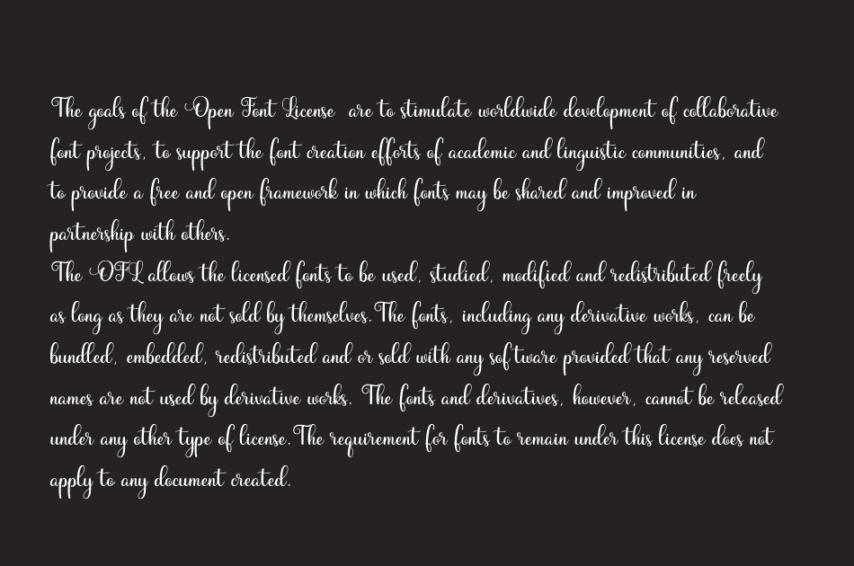 Bride font 1