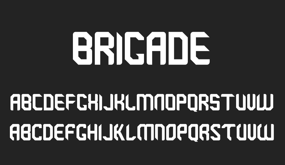 brigade font