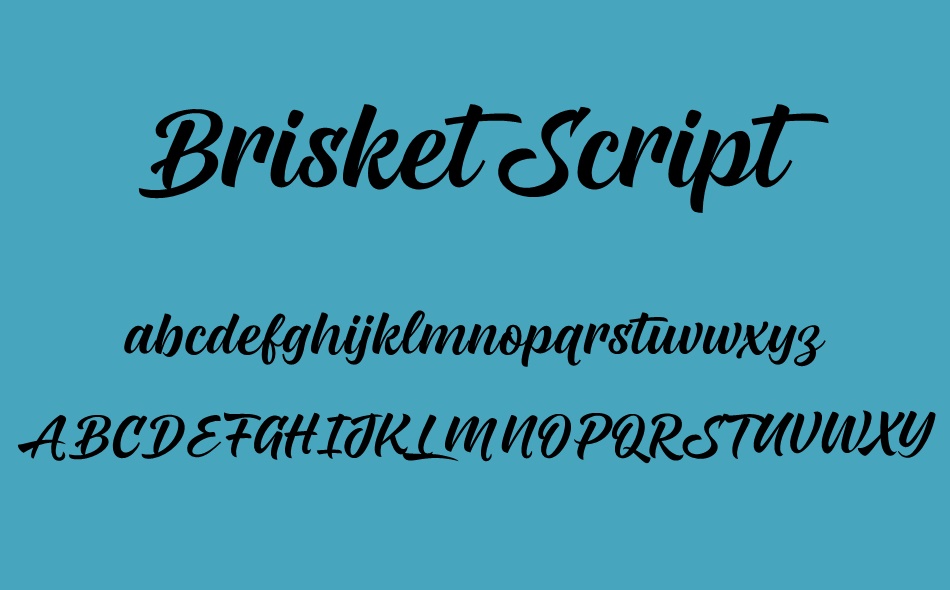 Brisket Script font