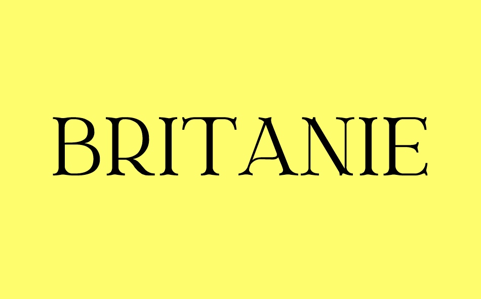 Britanie font big