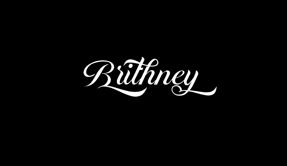 Brithney font big