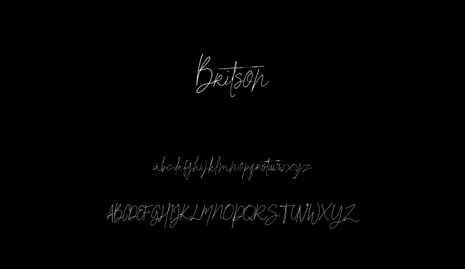 Britson font