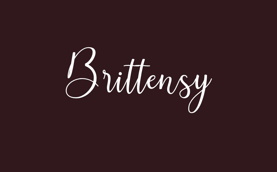 Brittensy font big