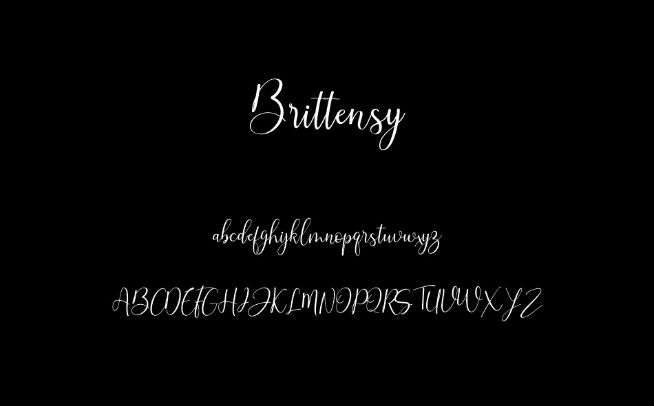 Brittensy font