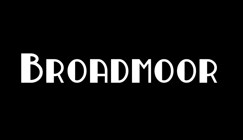 Broadmoor font big