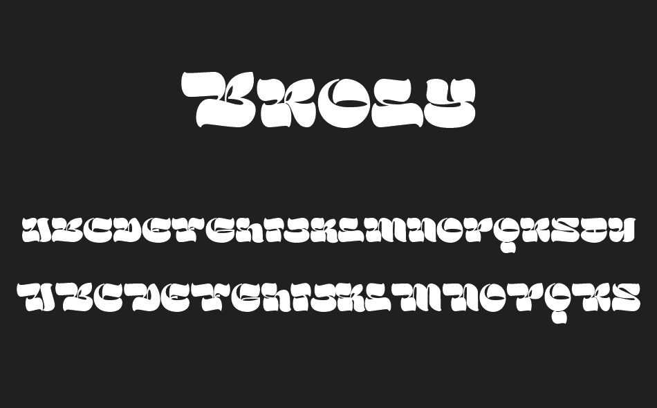 Broly font