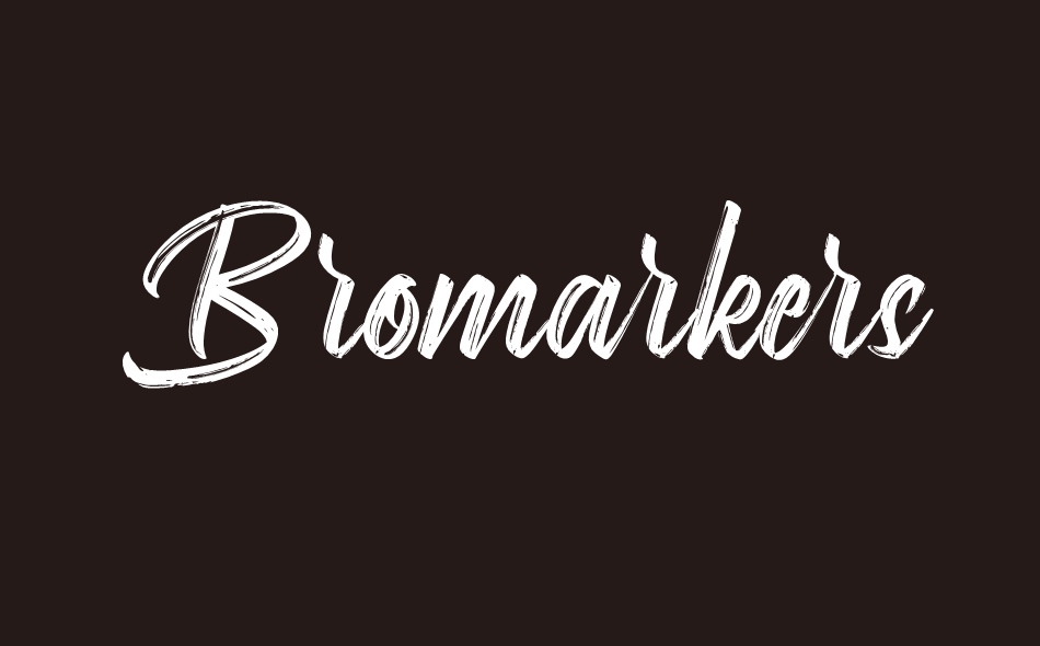 Bromarkers font big