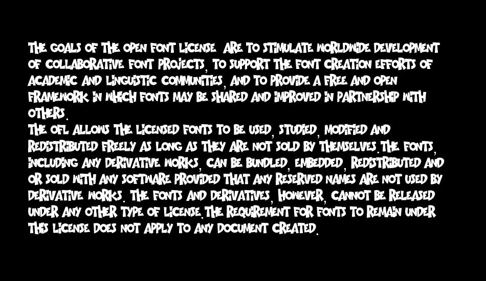 BROMO font 1