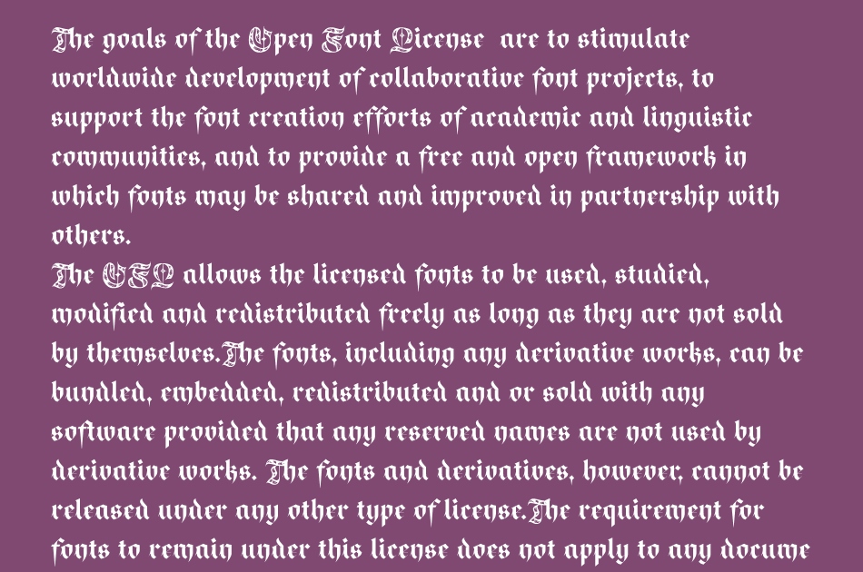 Bronzion Deco font 1