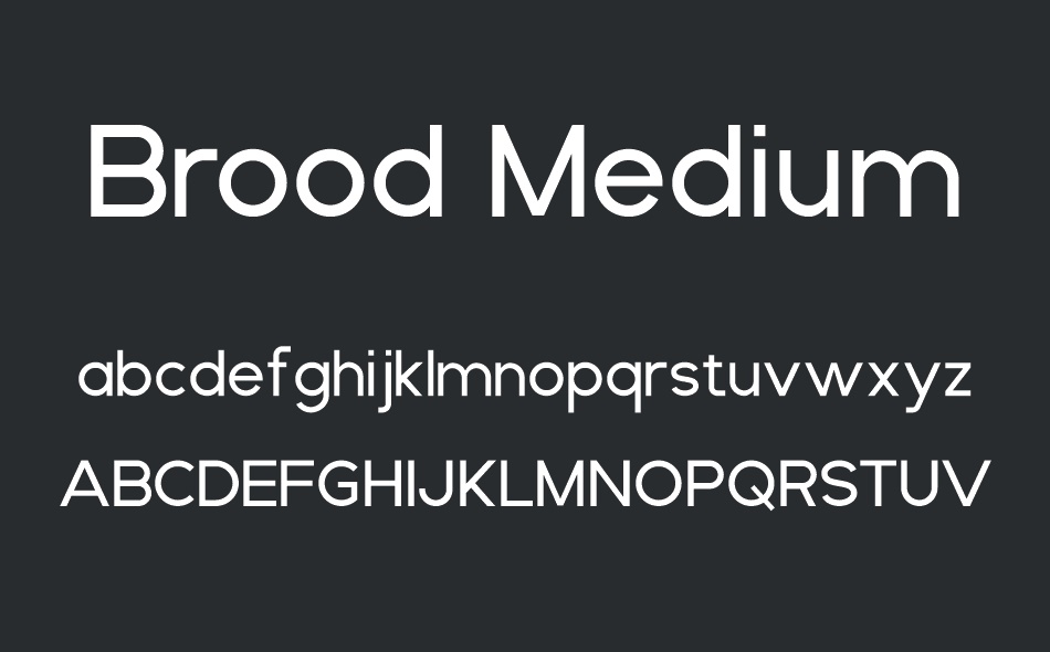 Brood font