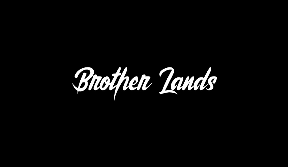 Brother Lands font big