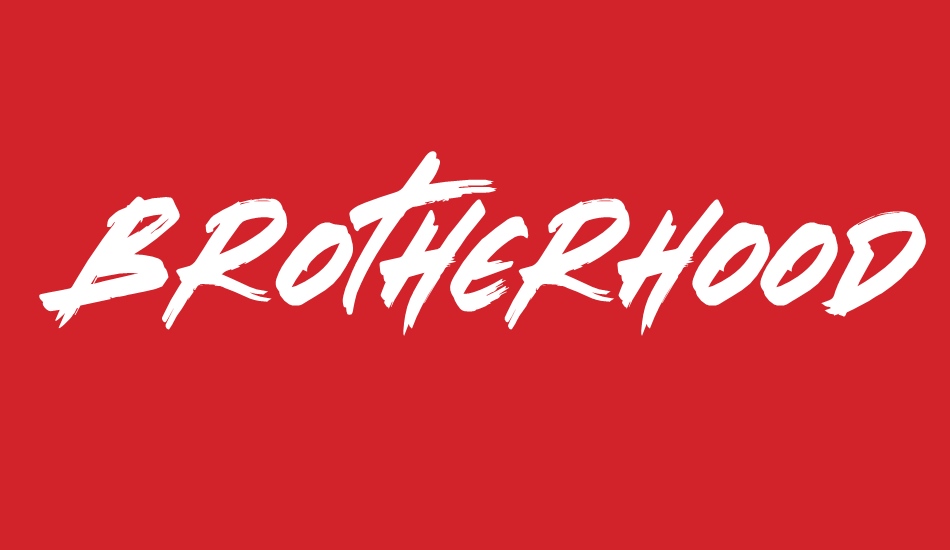 Brotherhood font big