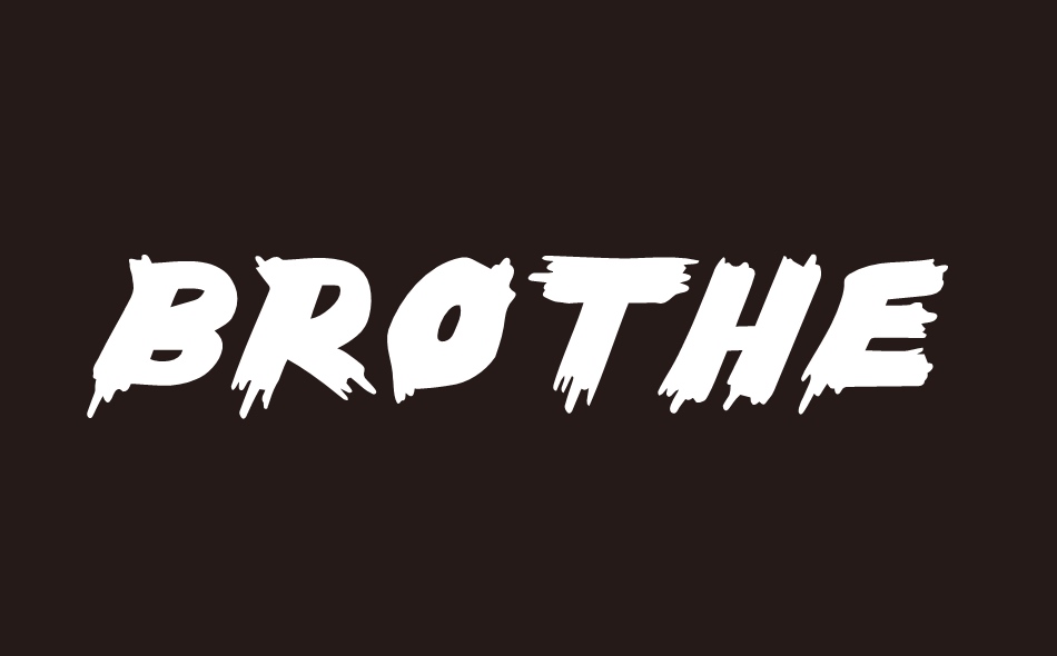 Brotherhood Brush font big