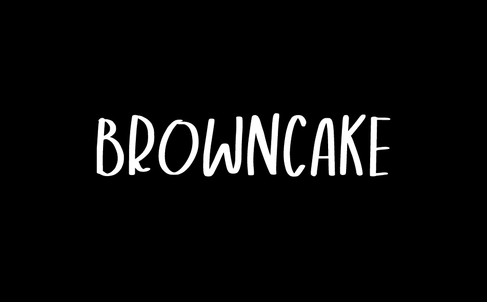 Browncake font big
