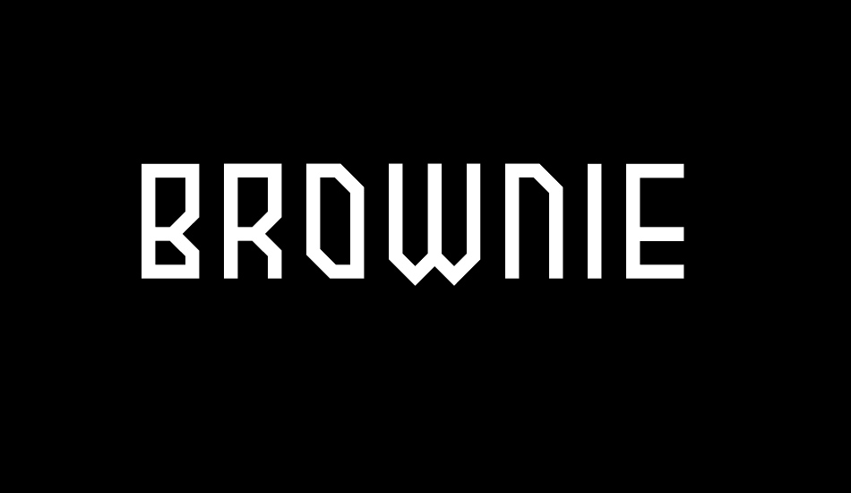 BROWNIEregular font big