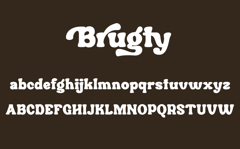 Brugty font