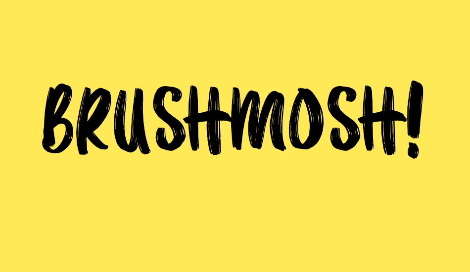 brushmosh-demo font big