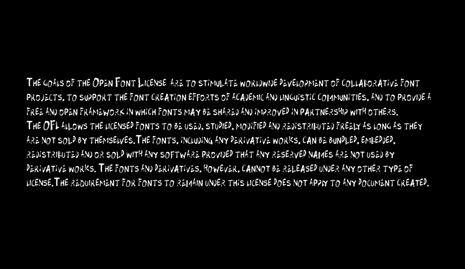 brushough font 1