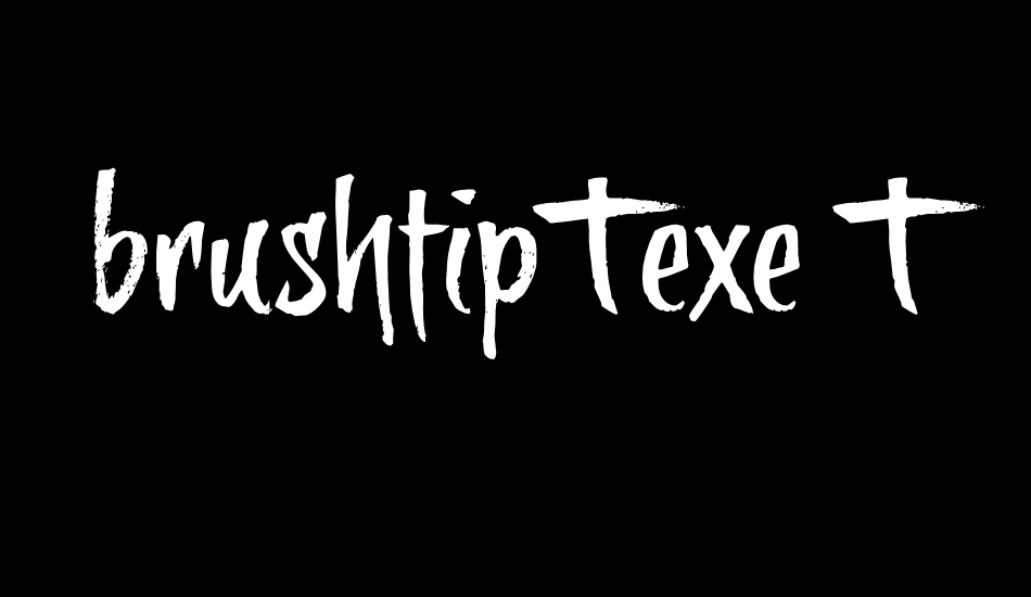 brushtipTexe TRIAL font big