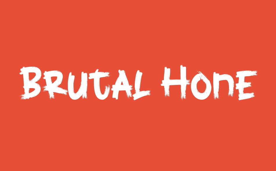 Brutal Honesty font big