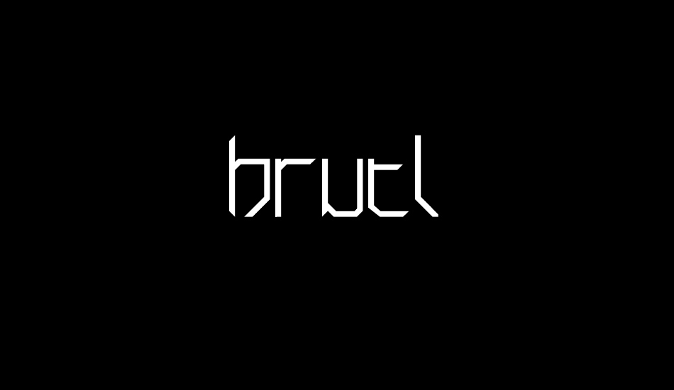 brutl font big