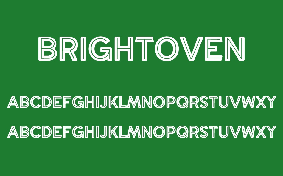 Brightoven font