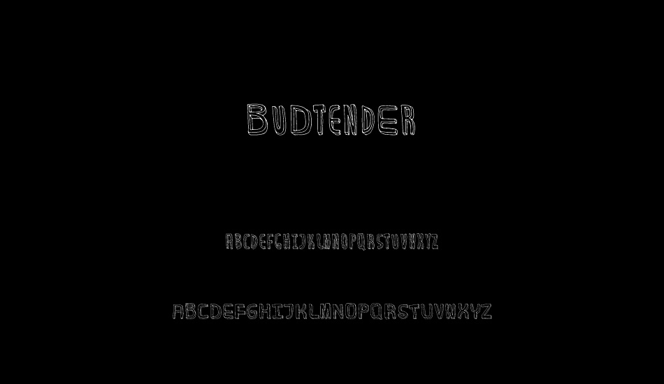 BuDtendEr font