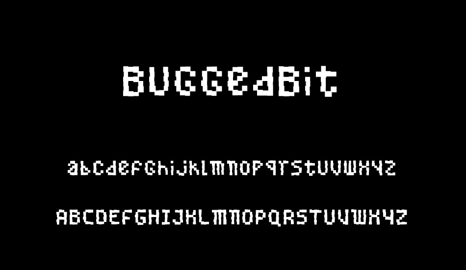 BuggedBit font