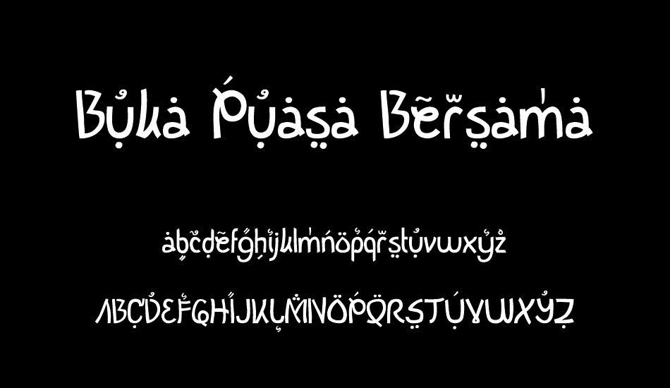 Buka Puasa Bersama font