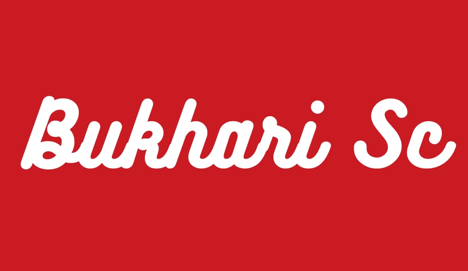 Bukhari Script font big