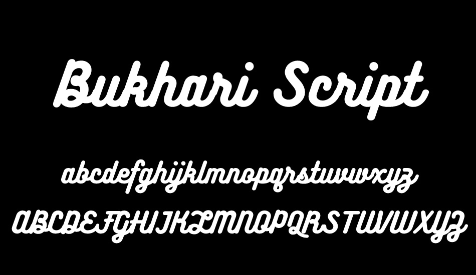 Bukhari Script font